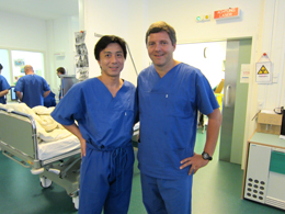 2011年10月　尾原秀明　ドイツ血管外科施設訪問